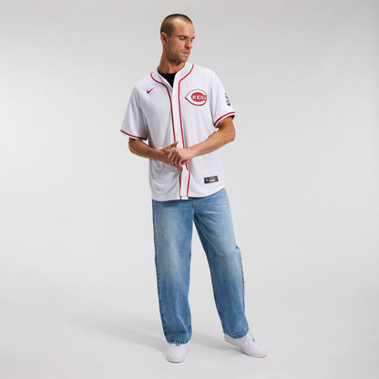 Cincinnati Reds Nike Home Limited Jersey - White MLB Team Jersey Baseball Fan Apparel