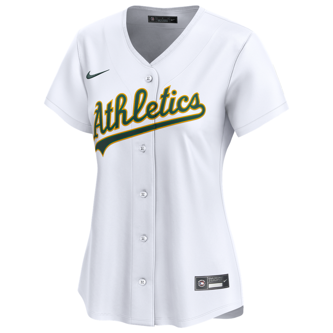 Athletics Nike Women's Home Limited Jersey - White MLB Team Jersey Baseball Fan Apparel