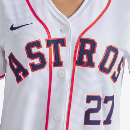 Houston Astros Jose Altuve Nike Women's Home Limited Player Jersey - White MLB Team Jersey Baseball Fan Apparel