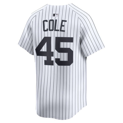 New York Yankees Gerrit Cole Nike Home Limited Player Jersey - White MLB Team Jersey Baseball Fan Apparel