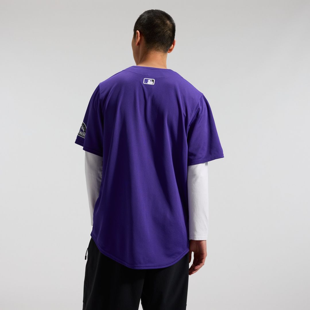 Colorado Rockies Nike Alternate Limited Jersey - Purple MLB Team Jersey Baseball Fan Apparel