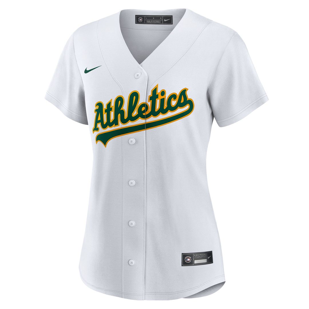 Athletics Tyler Soderstrom Nike Women's Home Replica Jersey - White MLB Team Jersey Baseball Fan Apparel