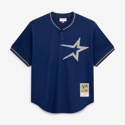 Houston Astros Billy Wagner Mitchell & Ness Authentic Batting Practice Jersey - Navy MLB Team Jersey Baseball Fan Apparel