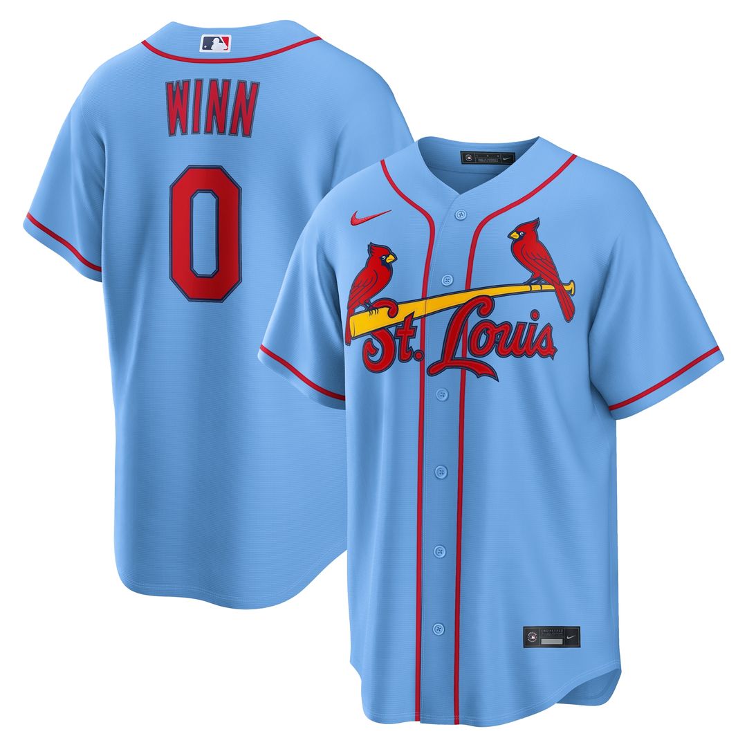 St. Louis Cardinals Masyn Winn Nike Home Replica Jersey - White MLB Team Jersey Baseball Fan Apparel