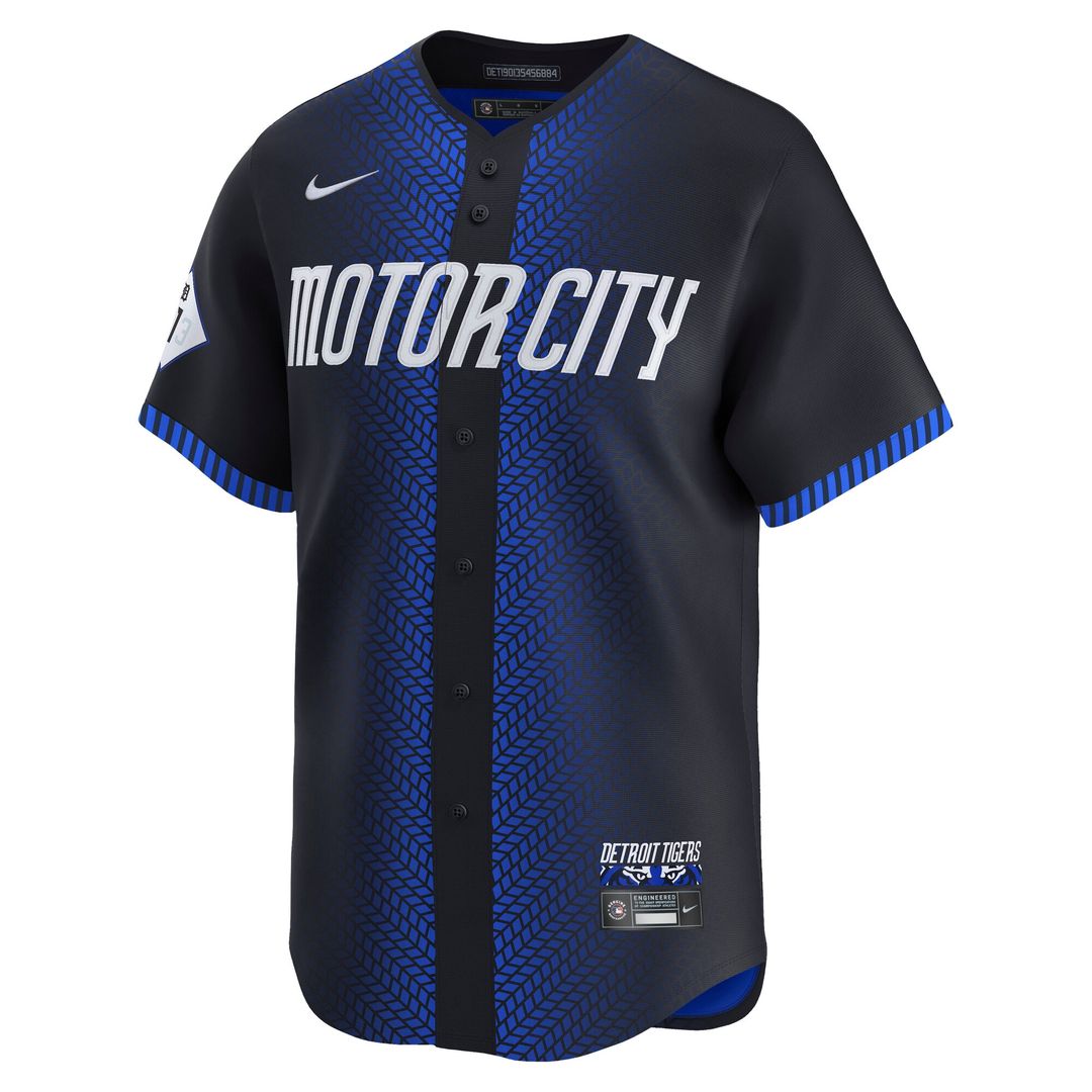 Detroit Tigers Tarik Skubal Nike City Connect Limited Jersey - Navy MLB Team Jersey Baseball Fan Apparel