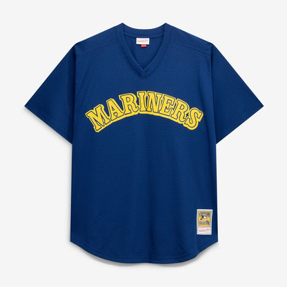Seattle Mariners Ken Griffey Jr. Mitchell & Ness Big & Tall Cooperstown Mesh Batting Practice Jersey - Royal MLB Team Jersey Baseball Fan Apparel
