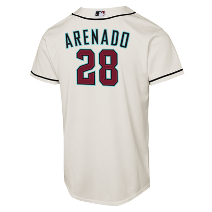 Arizona Diamondbacks Nolan Arenado Nike Youth Home Replica Jersey - White MLB Team Jersey Baseball Fan Apparel