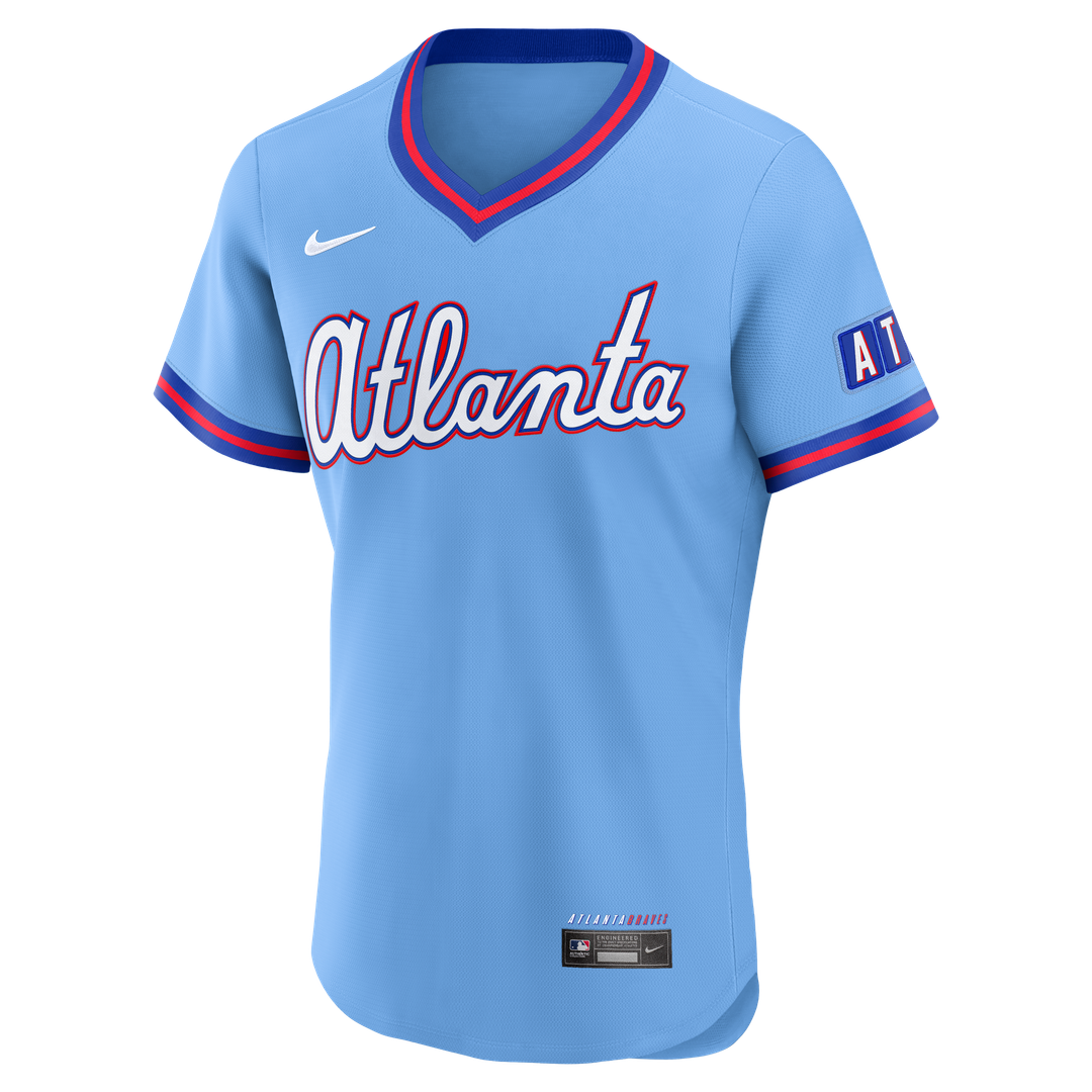 Atlanta Braves Nike 2026 City Connect Authentic Jersey - Powder Blue MLB Team Jersey Baseball Fan Apparel
