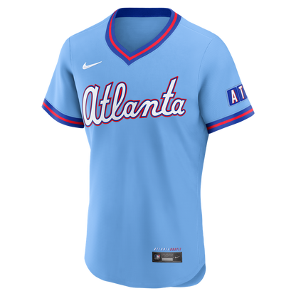 Atlanta Braves Nike 2026 City Connect Authentic Jersey - Powder Blue MLB Team Jersey Baseball Fan Apparel