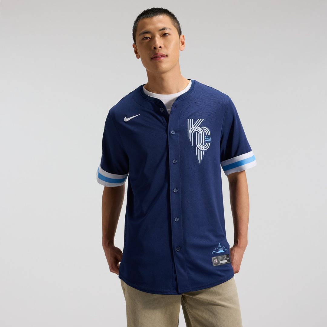 Kansas City Royals Nike City Connect Limited Jersey - Navy MLB Team Jersey Baseball Fan Apparel