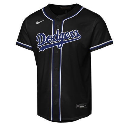 Los Angeles Dodgers Mookie Betts Nike Youth Fashion Replica Player Jersey - Black MLB Team Jersey Baseball Fan Apparel