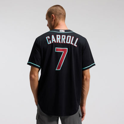 Arizona Diamondbacks Corbin Carroll Nike Alternate Replica Jersey - Black MLB Team Jersey Baseball Fan Apparel