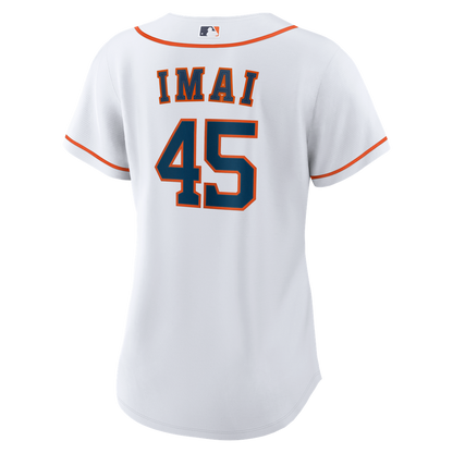 Houston Astros Tatsuya Imai Nike Women's Home Replica Jersey - White MLB Team Jersey Baseball Fan Apparel