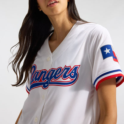 Texas Rangers Nike Women's Home Limited Jersey - White MLB Team Jersey Baseball Fan Apparel