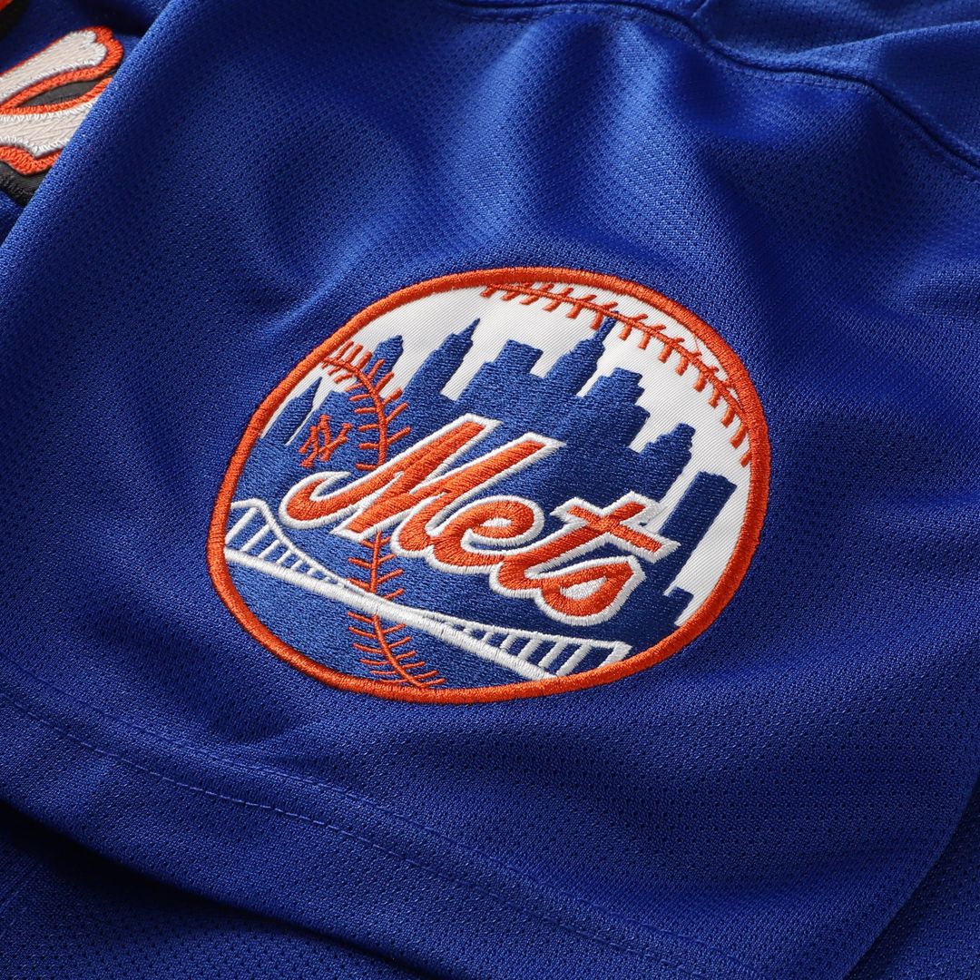 New York Mets Mike Piazza Mitchell & Ness Cooperstown Mesh Batting Practice Button - Up Jersey - Orange MLB Team Jersey Baseball Fan Apparel