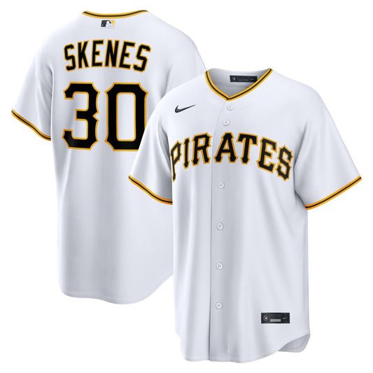 Pittsburgh Pirates Paul Skenes Nike Home Replica Jersey - White MLB Team Jersey Baseball Fan Apparel