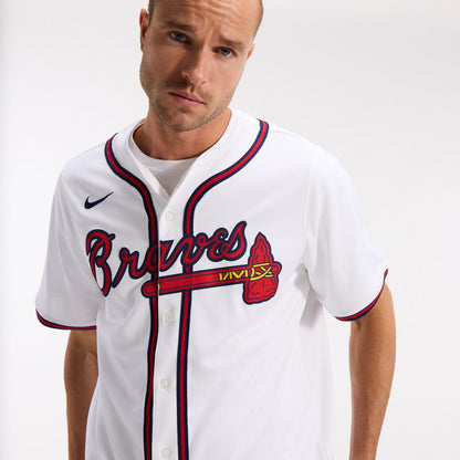 Atlanta Braves Nike Home Limited Jersey - White MLB Team Jersey Baseball Fan Apparel