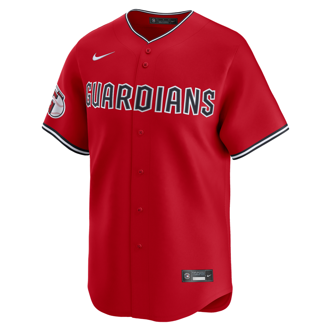 Cleveland Guardians Nike Road Limited Jersey - Gray MLB Team Jersey Baseball Fan Apparel