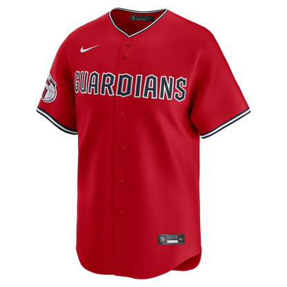 Cleveland Guardians Nike Alternate Limited Jersey - Red MLB Team Jersey Baseball Fan Apparel