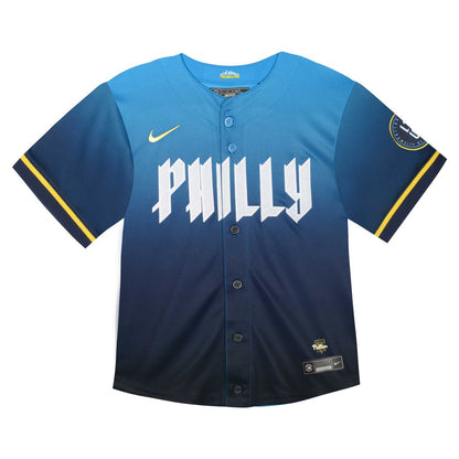 Philadelphia Phillies Bryce Harper Nike Toddler 2024 City Connect Limited Player Jersey - Blue MLB Team Jersey Baseball Fan Apparel