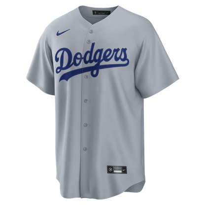 Los Angeles Dodgers Mookie Betts Nike Road Replica Jersey - Gray MLB Team Jersey Baseball Fan Apparel