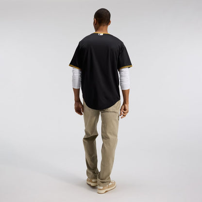 Pittsburgh Pirates Nike Alternate Replica Team Jersey - Black MLB Team Jersey Baseball Fan Apparel