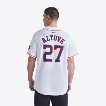 Houston Astros Jose Altuve Nike Home Limited Player Jersey - White MLB Team Jersey Baseball Fan Apparel
