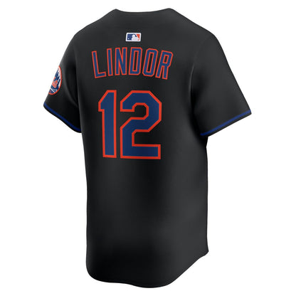 New York Mets Francisco Lindor Nike Road Limited Player Jersey - Gray MLB Team Jersey Baseball Fan Apparel