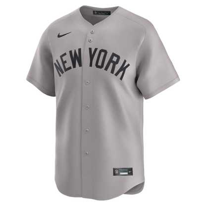 New York Yankees Anthony Volpe Nike Road Limited Player Jersey - Gray MLB Team Jersey Baseball Fan Apparel