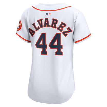 Houston Astros Yordan Alvarez Nike Women's Home Limited Player Jersey - White MLB Team Jersey Baseball Fan Apparel