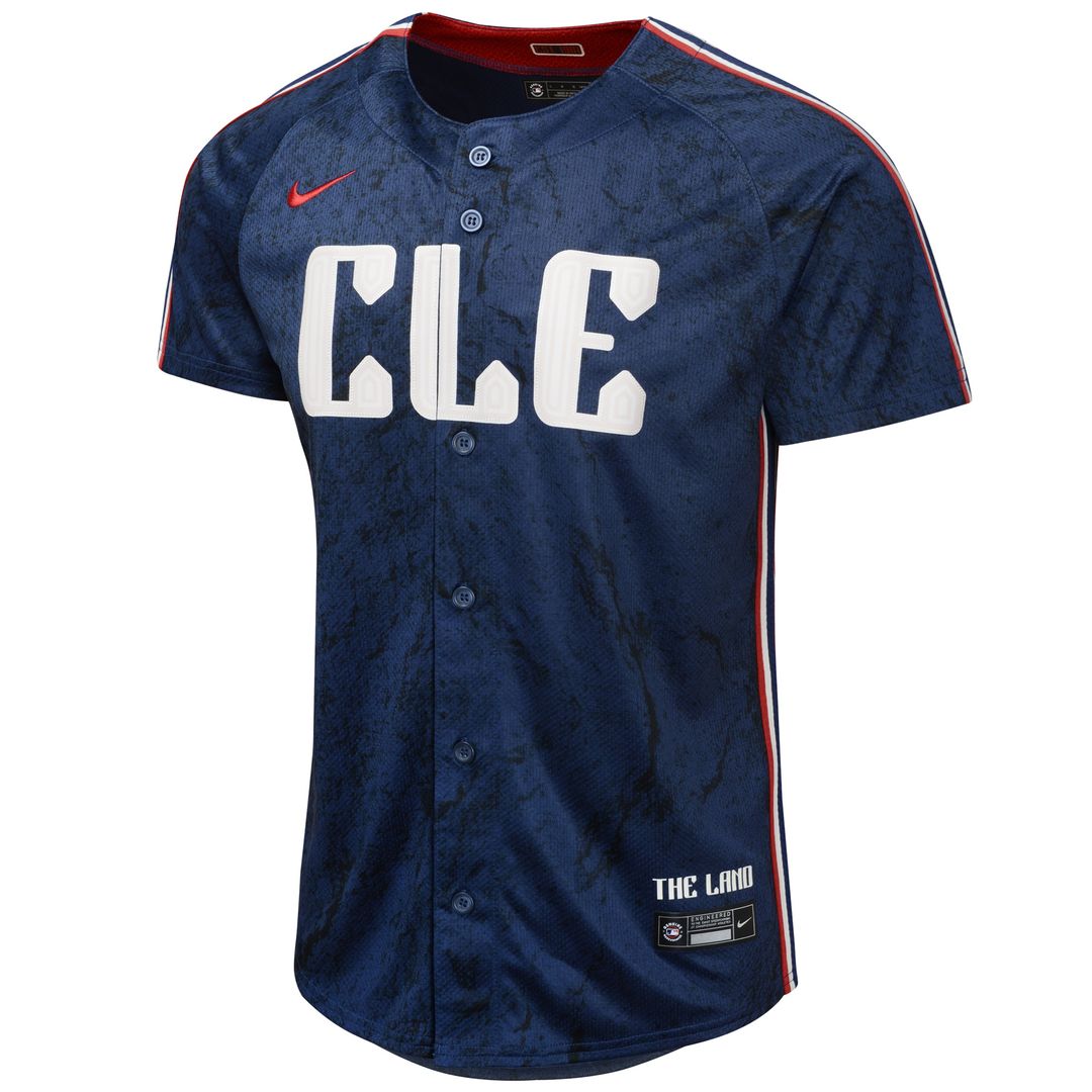 Cleveland Guardians Jose Ramirez Nike Youth 2024 City Connect Limited Jersey - Navy MLB Team Jersey Baseball Fan Apparel