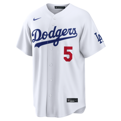 Los Angeles Dodgers Freddie Freeman Nike Home Stadium Jersey - White MLB Team Jersey Baseball Fan Apparel