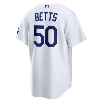 Los Angeles Dodgers Mookie Betts Nike Home Stadium Jersey - White MLB Team Jersey Baseball Fan Apparel
