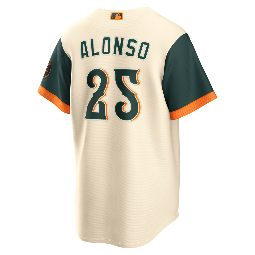 Baltimore Orioles Pete Alonso Nike 2026 City Connect Stadium Jersey - Cream MLB Team Jersey Baseball Fan Apparel