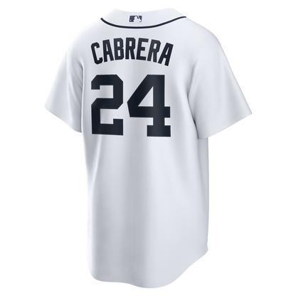Detroit Tigers Miguel Cabrera Nike Home Retired Player Replica Jersey - White MLB Team Jersey Baseball Fan Apparel
