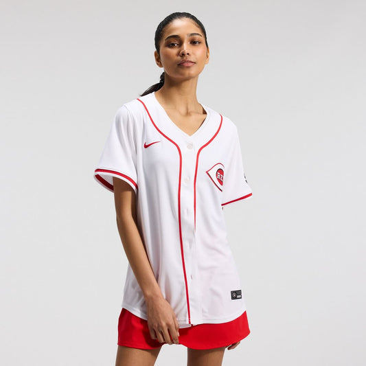 Cincinnati Reds Nike Women's Home Limited Jersey - White MLB Team Jersey Baseball Fan Apparel
