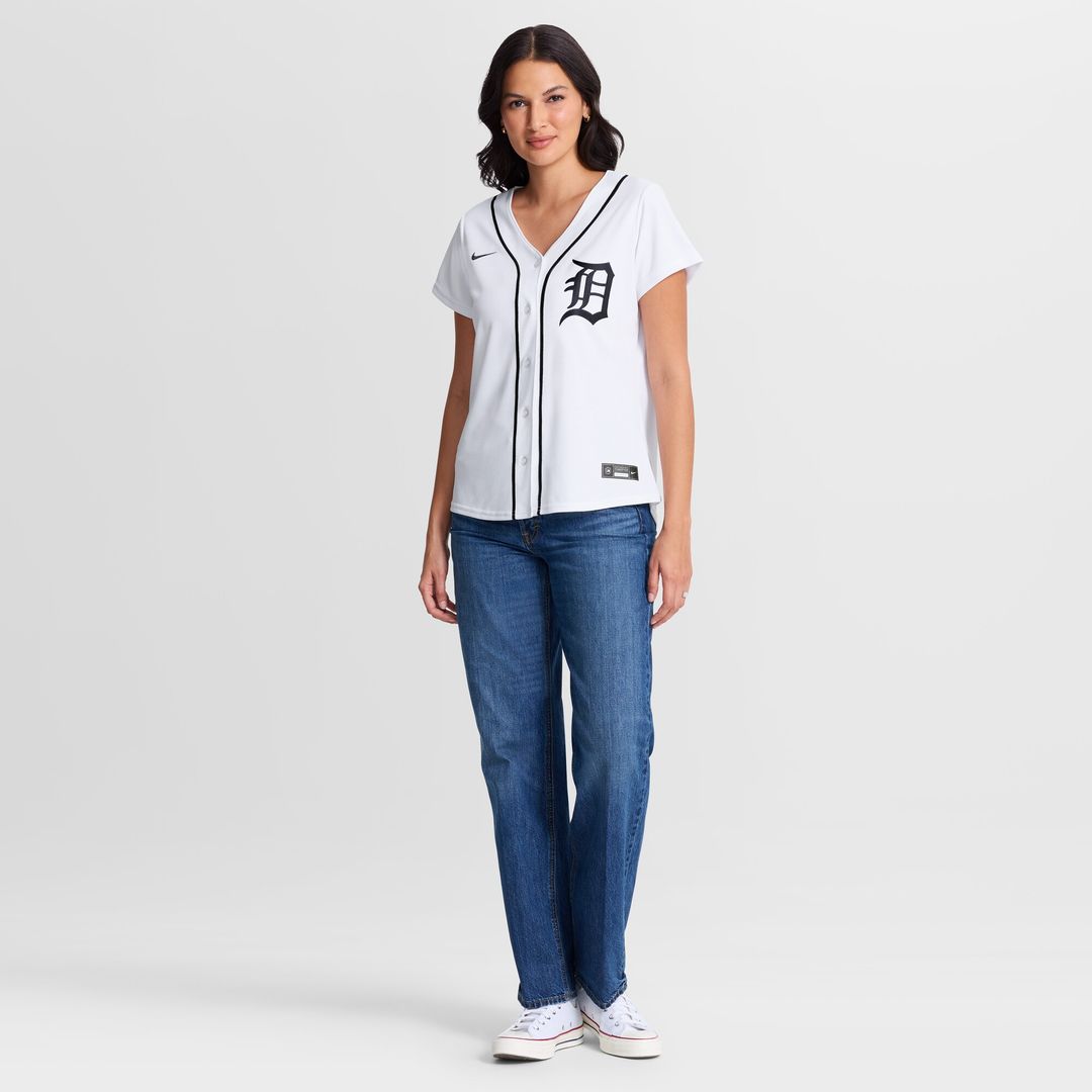 Detroit Tigers Tarik Skubal Nike Women's Home Replica Jersey - White MLB Team Jersey Baseball Fan Apparel
