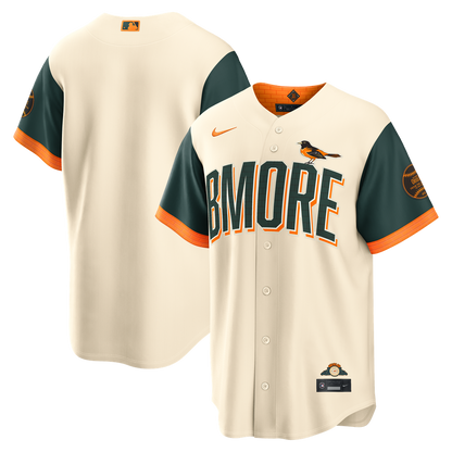 Baltimore Orioles Nike 2026 City Connect Stadium Jersey - Cream MLB Team Jersey Baseball Fan Apparel