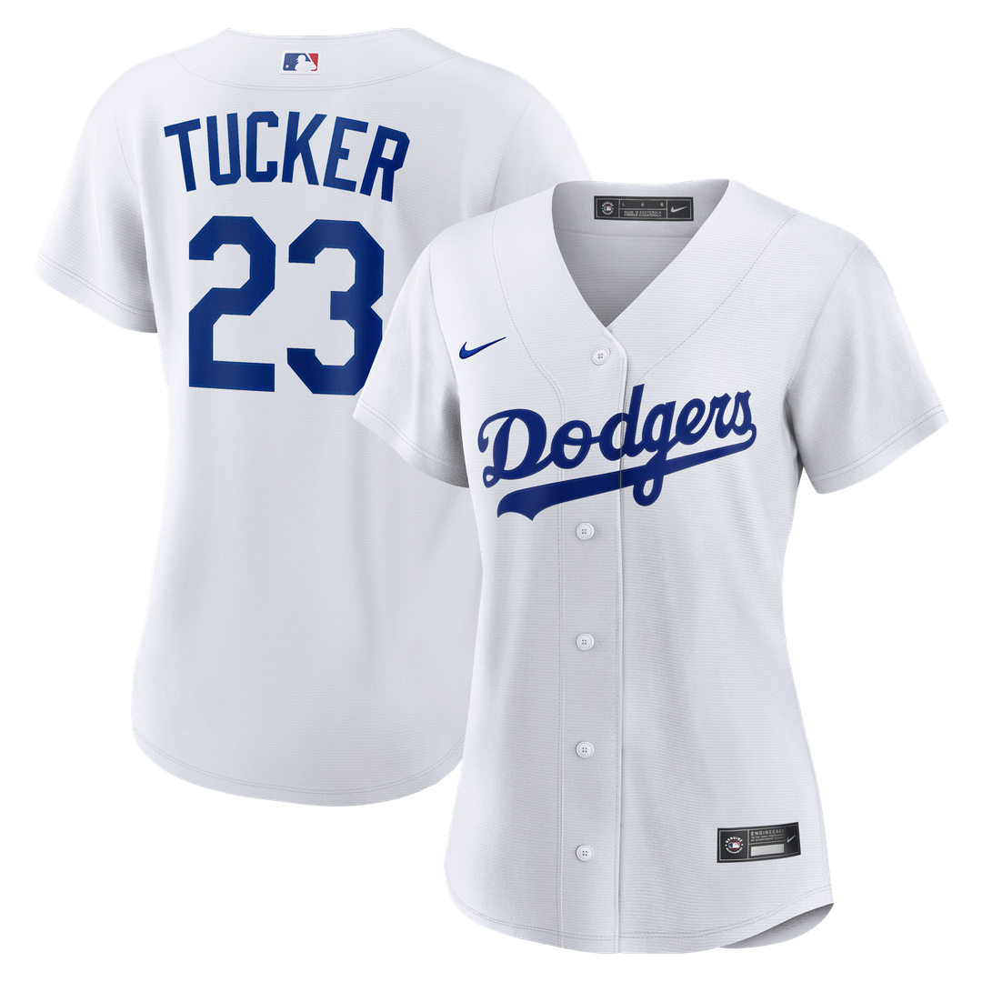 Los Angeles Dodgers Kyle Tucker Nike Women's Home Replica Jersey - White MLB Team Jersey Baseball Fan Apparel