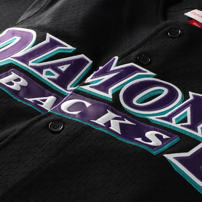 Arizona Diamondbacks Randy Johnson Mitchell & Ness Big & Tall Cooperstown Mesh Batting Practice Jersey - Black MLB Team Jersey Baseball Fan Apparel