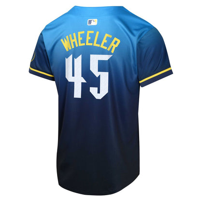Philadelphia Phillies Zack Wheeler Nike Youth 2024 City Connect Limited Player Jersey - Blue MLB Team Jersey Baseball Fan Apparel