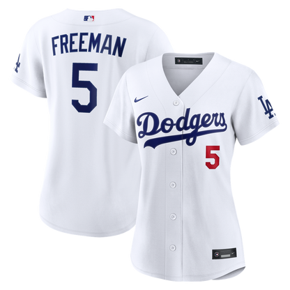 Los Angeles Dodgers Freddie Freeman Nike Women's Home Stadium Jersey - White MLB Team Jersey Baseball Fan Apparel