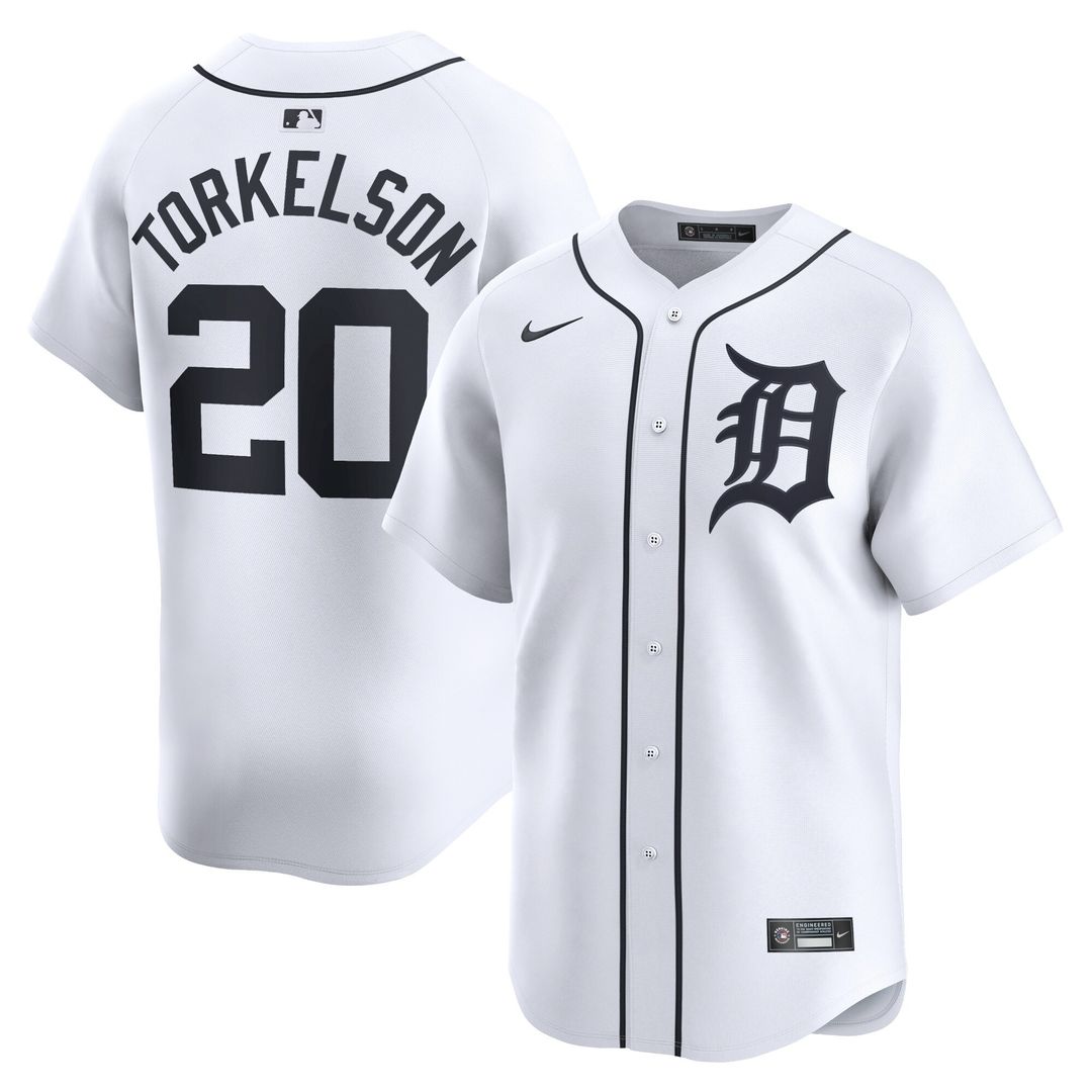 Detroit Tigers Spencer Torkelson Nike Youth Home Limited Player Jersey - White MLB Team Jersey Baseball Fan Apparel