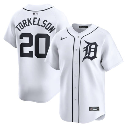 Detroit Tigers Spencer Torkelson Nike Youth Home Limited Player Jersey - White MLB Team Jersey Baseball Fan Apparel
