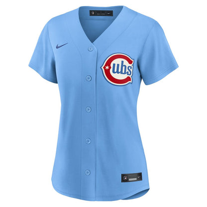 Chicago Cubs Nike Women's Alternate Replica Jersey - Light Blue MLB Team Jersey Baseball Fan Apparel