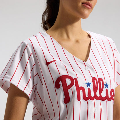 Philadelphia Phillies Nike Women's Home Replica Team Jersey - White MLB Team Jersey Baseball Fan Apparel