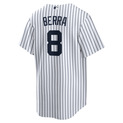 New York Yankees Yogi Berra Nike Home Retired Player Replica Jersey - White MLB Team Jersey Baseball Fan Apparel
