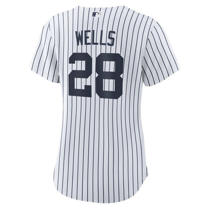 New York Yankees Austin Wells Nike Women's Home Replica Jersey - White MLB Team Jersey Baseball Fan Apparel