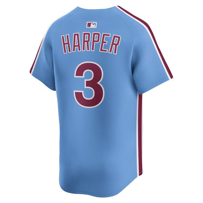 Philadelphia Phillies Bryce Harper Nike Road Limited Player Jersey - Gray MLB Team Jersey Baseball Fan Apparel