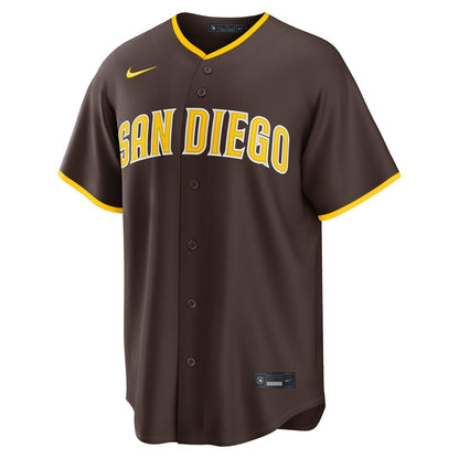 San Diego Padres Nike Road Replica Jersey - Brown MLB Team Jersey Baseball Fan Apparel